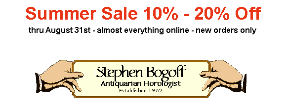 Stephen Bogoff - Antiquarian Horologist