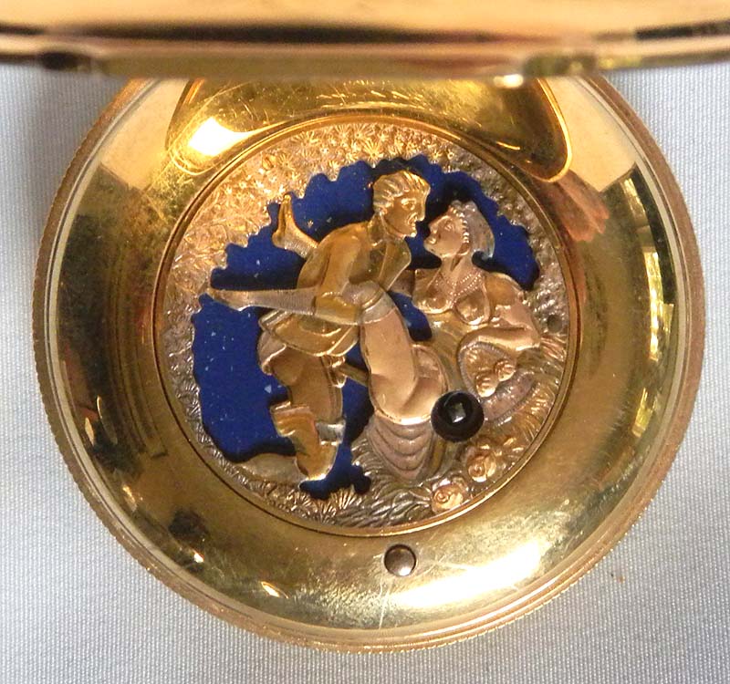  Erotic Musical Automaton Antique Watch  