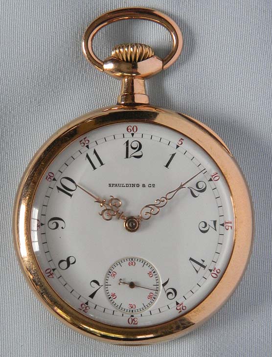   Patek Philippe 18K pink gold antique pocket watch circa 1901.   