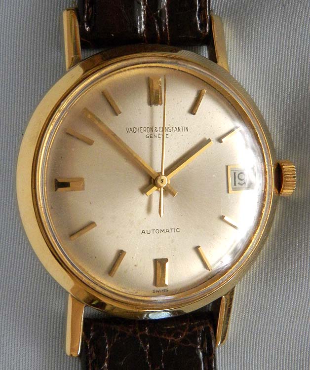  18K gold Vacheron and Constantin calendar automatic vintage wrist watch  