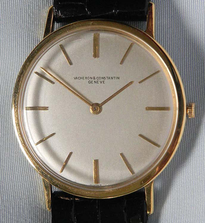   Fine 18K yellow gold Vacheron and Constantin vintage wrist watch circa 1957.    