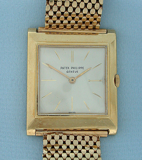 Vintage Wrist Watch - Patek Reference 3404 with Gold Bracelet